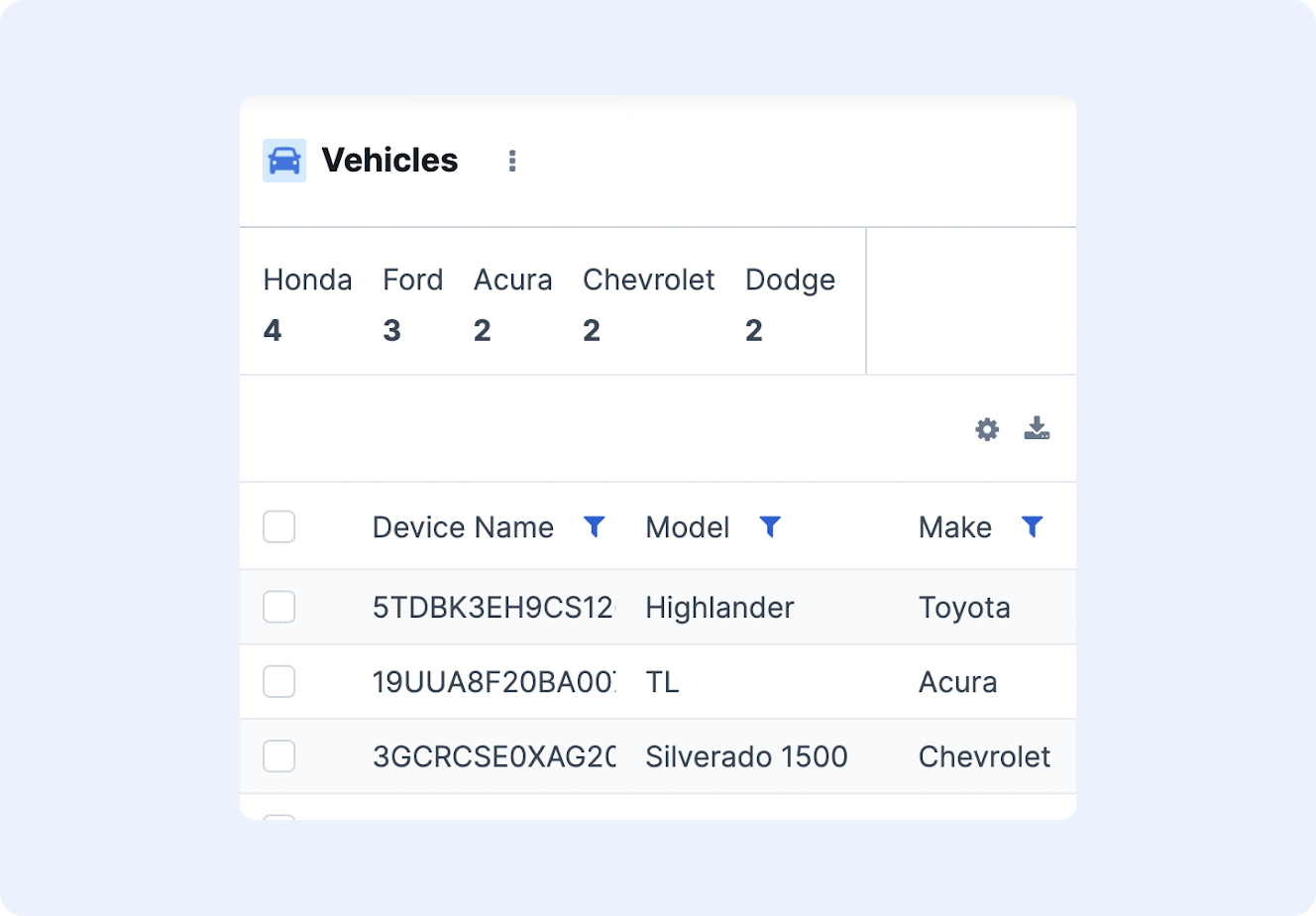 Aggregations viewer example