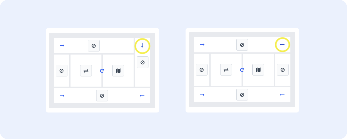 Layout controller stretch sections