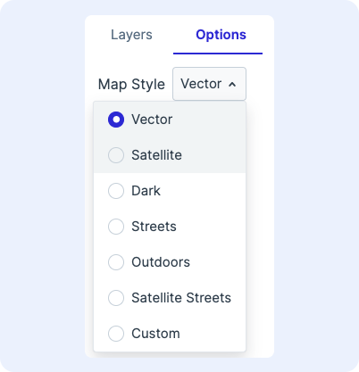 Map style config